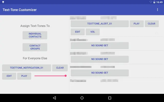 Text-Tone Customizer android App screenshot 2