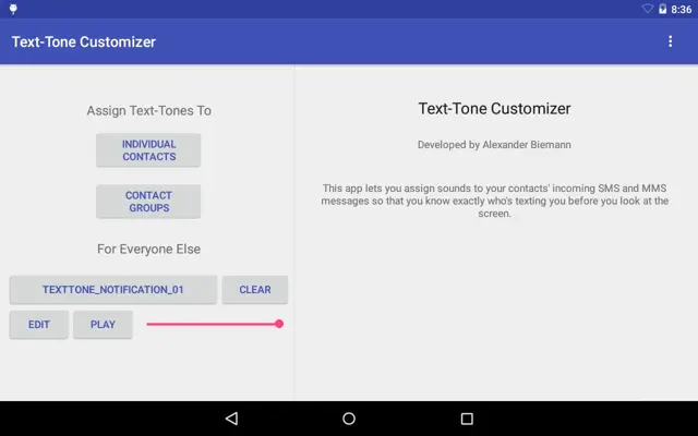 Text-Tone Customizer android App screenshot 4